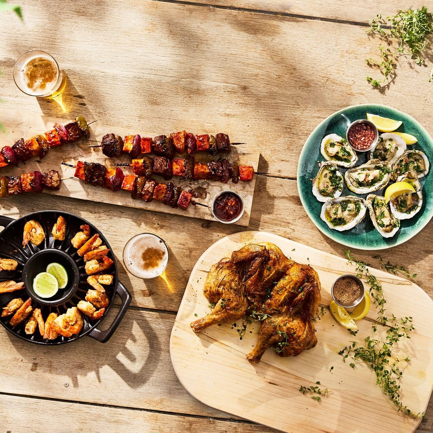image:imageSur La Table Cast Iron Shrimp Pan PreSeasoned GrillandServe Skillet with Handles for Seafood and Tapas 10 in