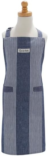 image:imageSur La Table Childs Striped Apron Blue