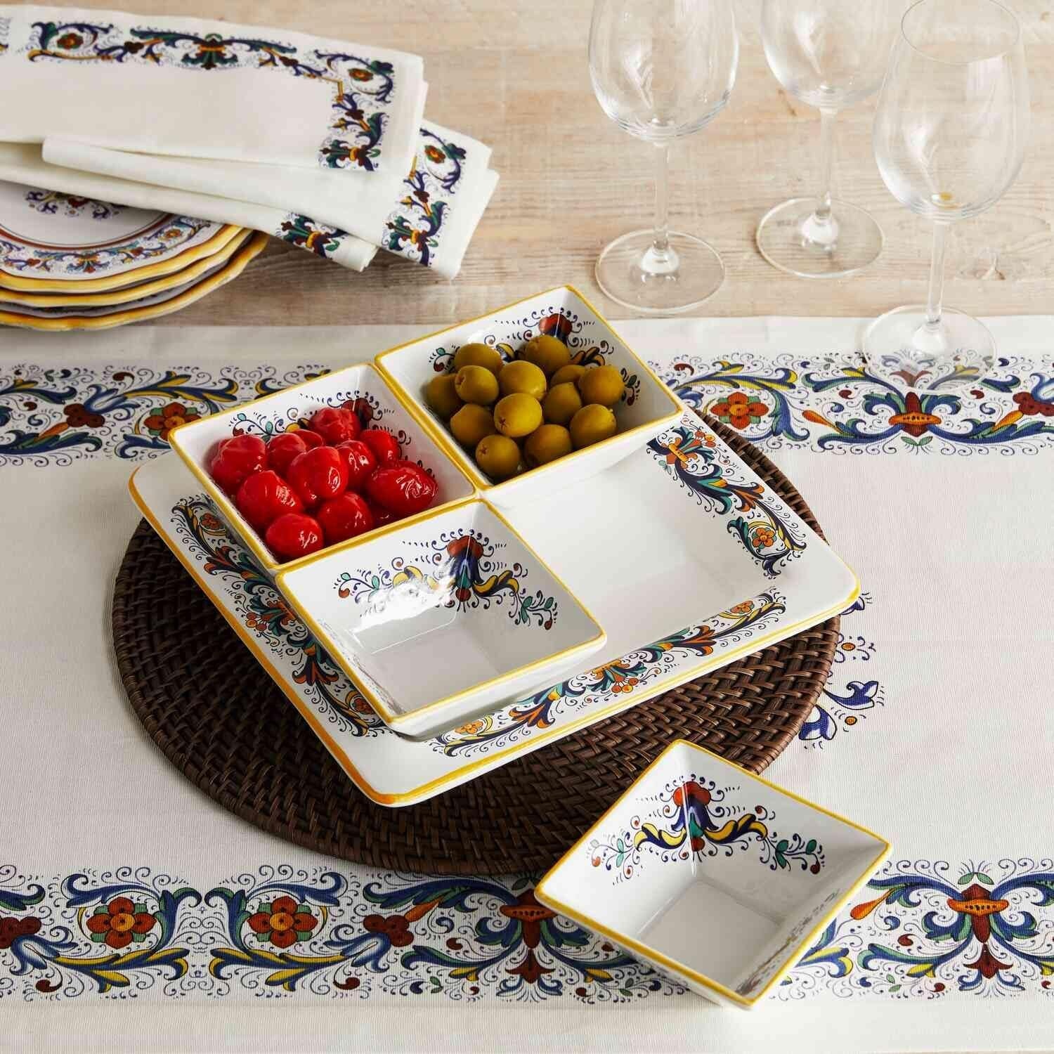 image:imageSur La Table Nova Deruta 5Piece Platter Multi
