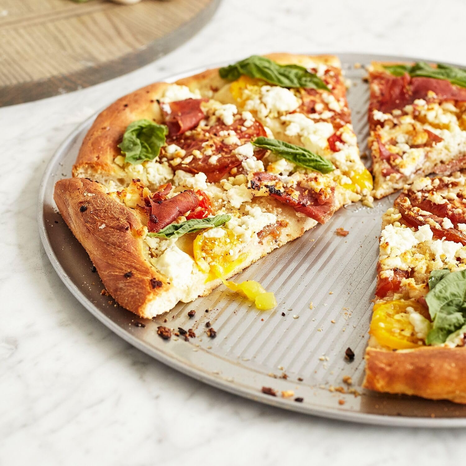 image:imageSur La Table Platinum Professional Pizza Pan SilverSilver