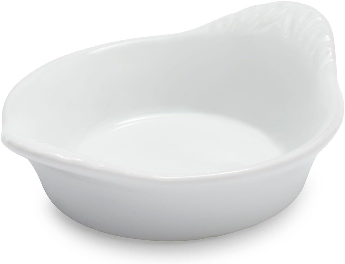 image:imageSur La Table Porcelain Round Gratin Dish WhiteWhite