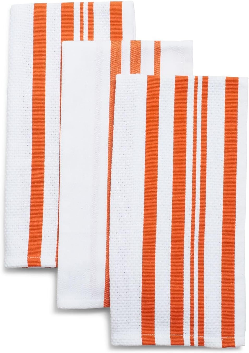 image:imageSur La Table Striped Kitchen Towels Set of 3 Cool GrayCool Gray