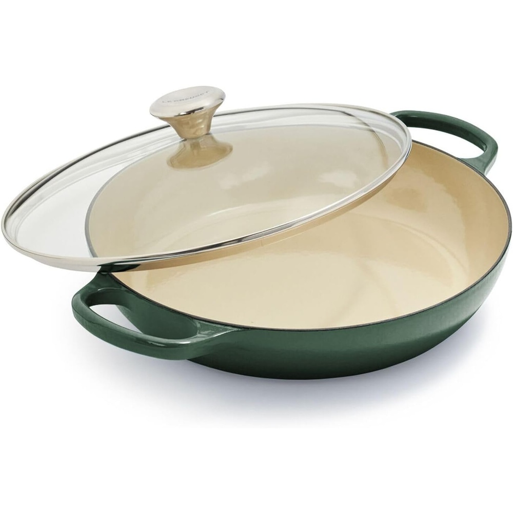 image:imageLe Creuset Buffet Casserole with Glass Lid 35 qt Artichoke
