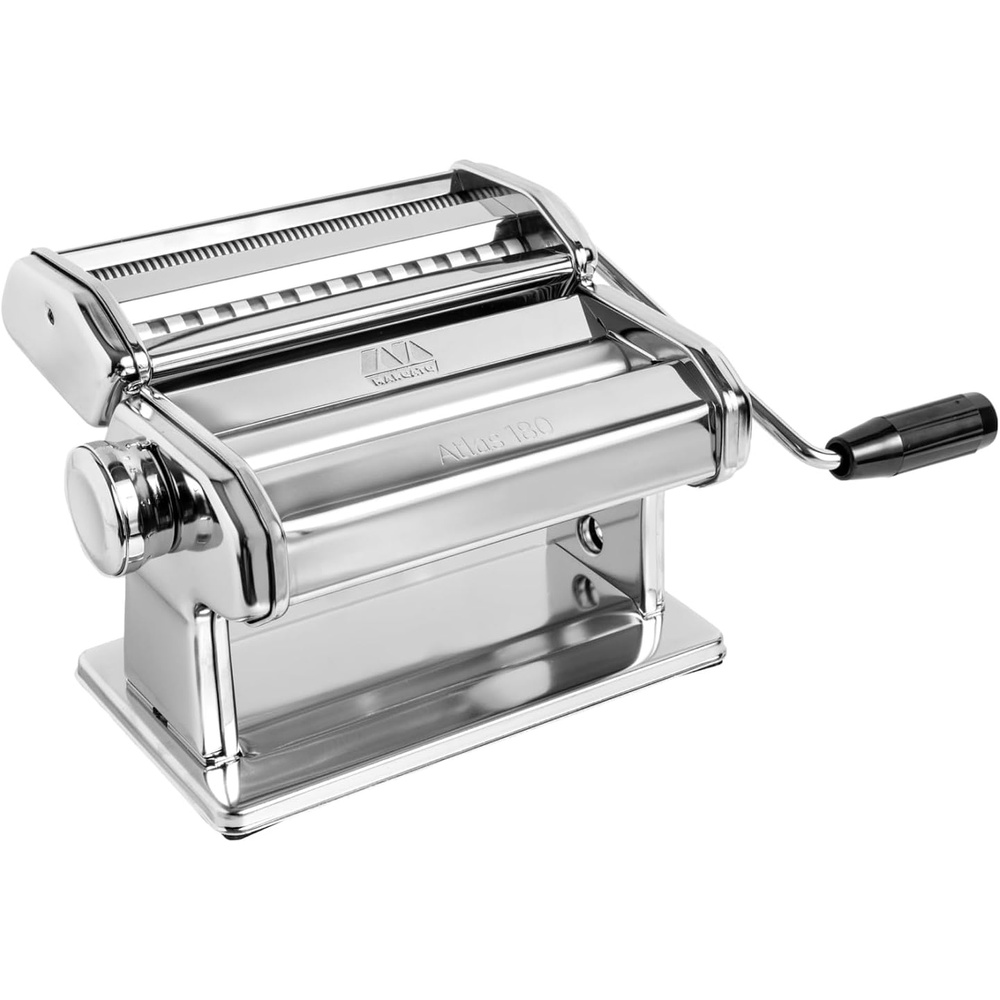 image:imageMARCATO Made in Italy Atlas 180 Classic Manual Pasta Machine Chrome Steel Makes Lasagne Fettuccine amp Tagliolini