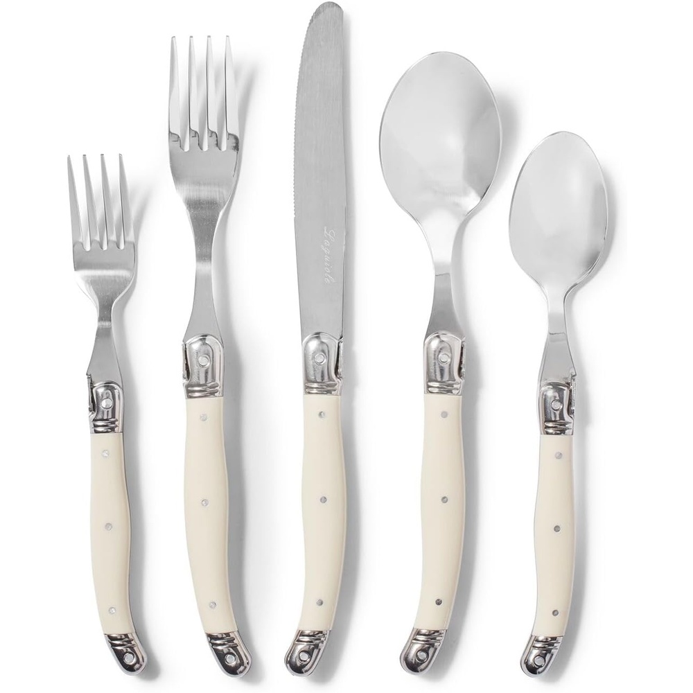 image:imageSur La Table Caf Flatware 20Piece Set Ivory