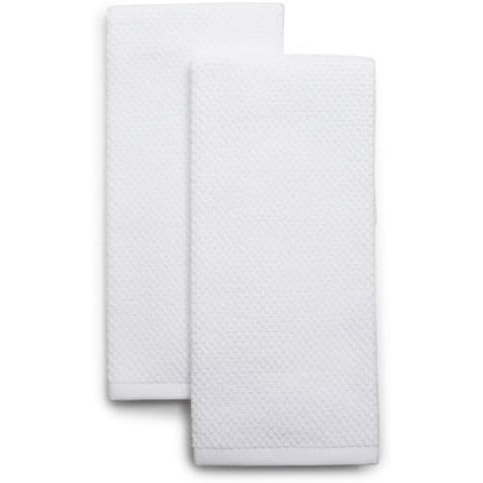 image:imageSur La Table Organic Cotton Kitchen Towels Set of 2 Soft Absorbent GOTSCertified Organic Cotton Towels for Mindful Kitchens Set of 2