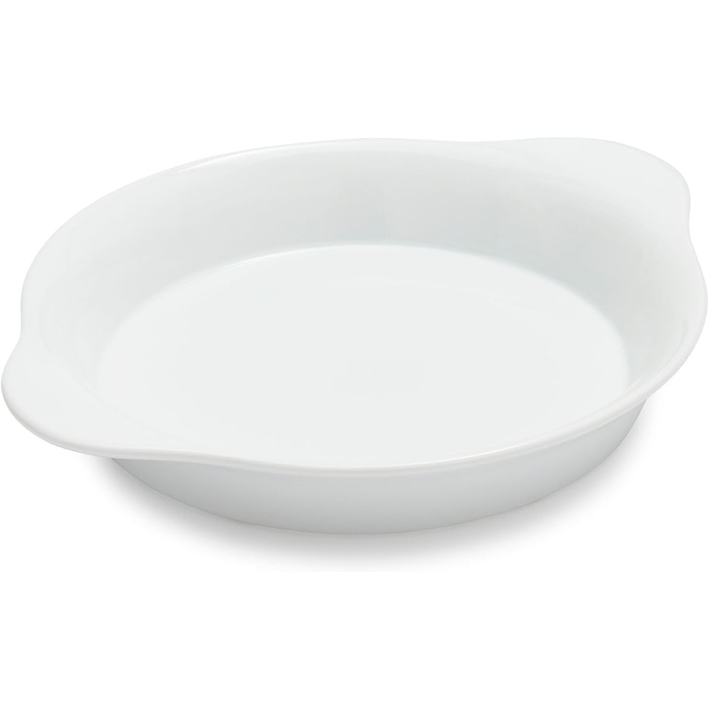 image:imageSur La Table Porcelain Round Gratin Dish WhiteWhite