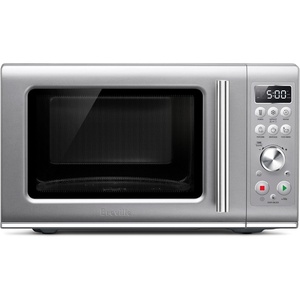 image:imageBreville BMO650SIL Compact Wave Soft Close Countertop Microwave Oven SilverMicrowave Oven