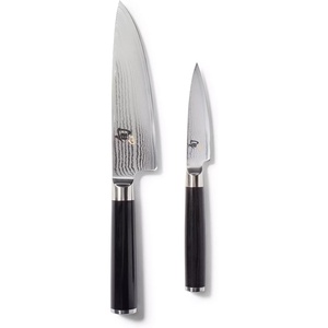 image:imageShun Classic 2 Piece Prep Set Includes 6 Chefs Knife and 35 Paring Knife Handcrafted Japanese Kitchen Prep Set VGMAX Core with Damascus Stainless Steel Cladding Pakkawood Handle