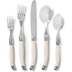 image:imageSur La Table Caf Flatware 20Piece Set Ivory