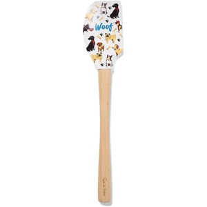 image:imageSur La Table Dog Spatula White Silicone DogShaped Design for Scraping Folding and Fun Kitchen Moments