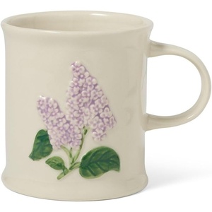 image:imageSur La Table Embossed Floral Mug Lilac