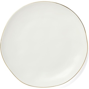 image:imageSur La Table Gold Rimmed Salad Plate Elegant White Porcelain Salad Plate with Refined Gold Rim for Everyday and Formal Dining