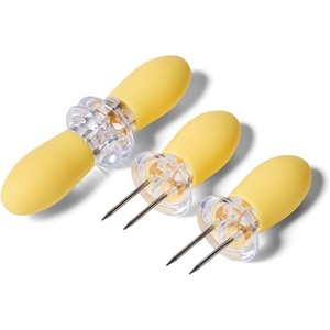 image:imageSur La Table Interlocking Corn Holders Set of 4 Yellow
