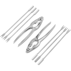 image:imageSur La Table Seafood Kit Set of 8 Silver