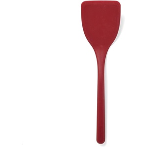 image:imageSur La Table Silicone Solid Turner Gray HeatResistant Silicone Spatula for Nonstick Flipping and SautingDark Red