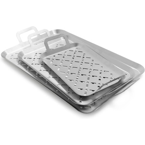 image:imageSur La Table Stainless Steel Grill Grids Set of 3