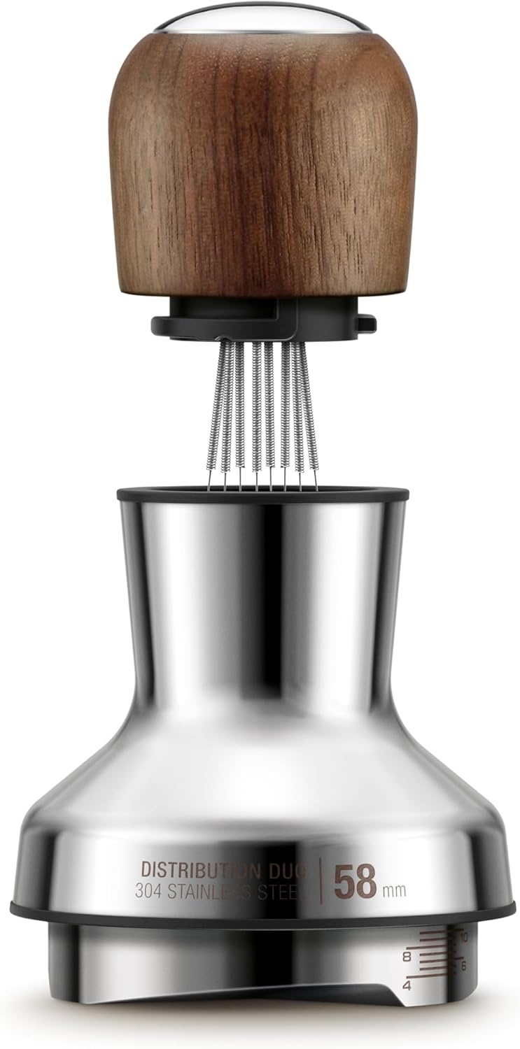 image:imageBreville BEA203WLW Distribution Duo Espresso Distribution Tool 54mm Walnut58 mm
