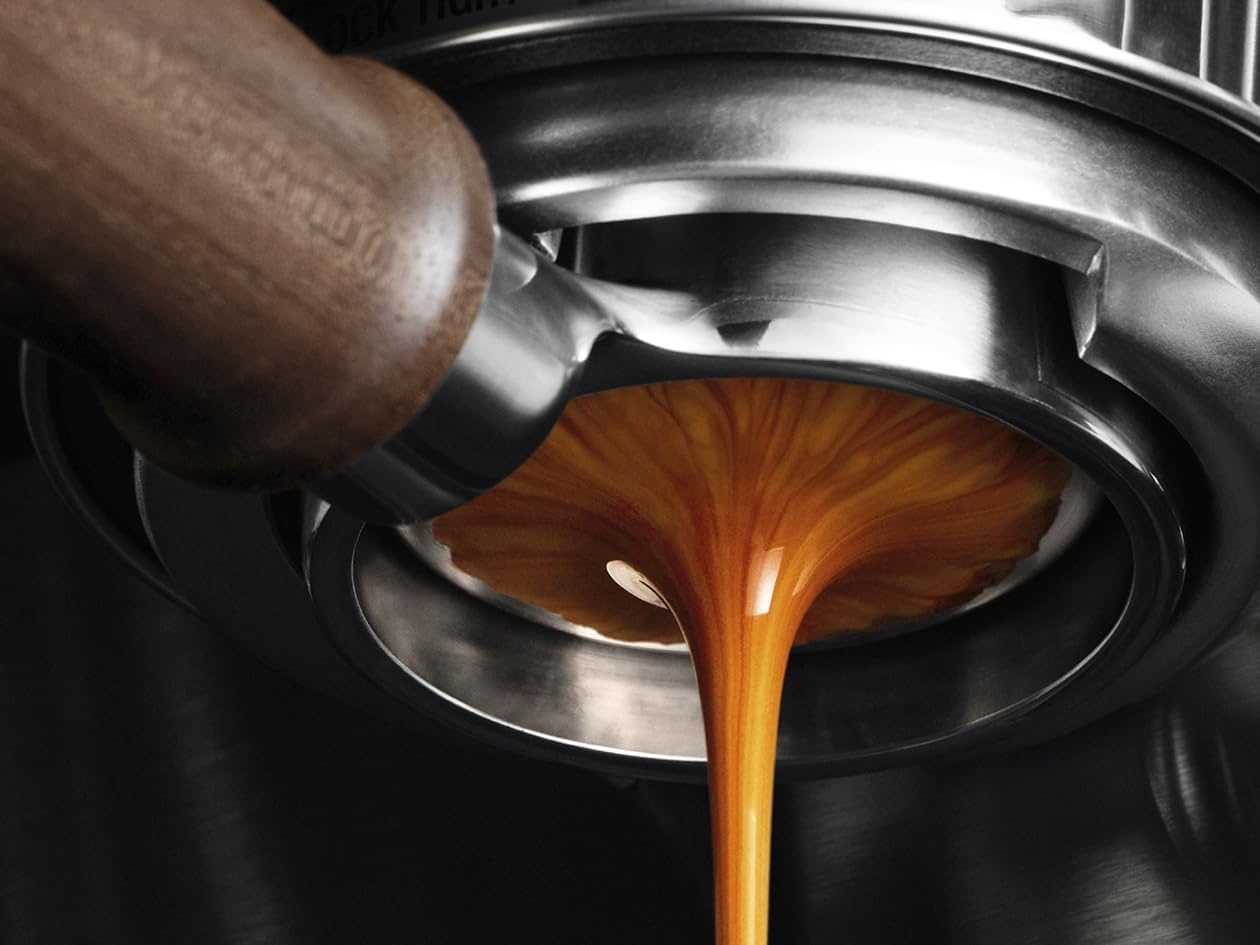image:imageBreville BEA304WLW Naked Portafilter Espresso Machine Accessory 58mm Walnut58 mm