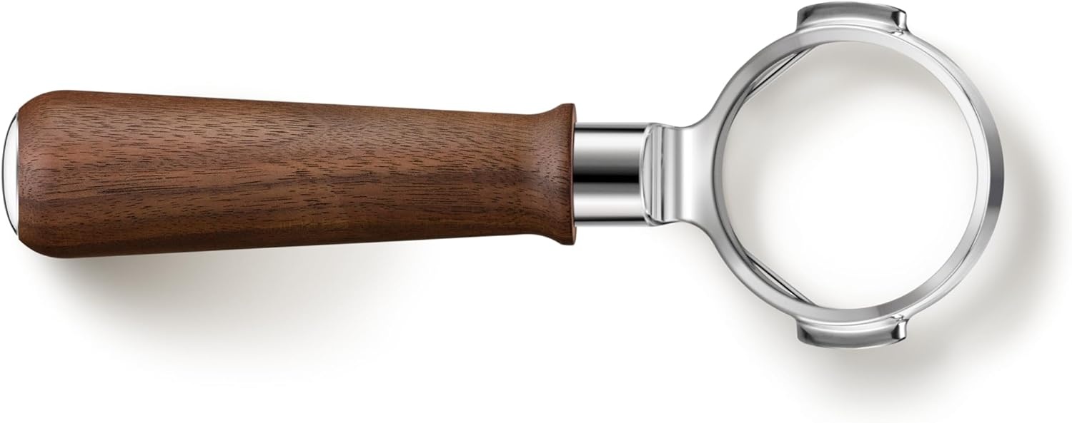 image:imageBreville BEA304WLW Naked Portafilter Espresso Machine Accessory 58mm Walnut58 mm