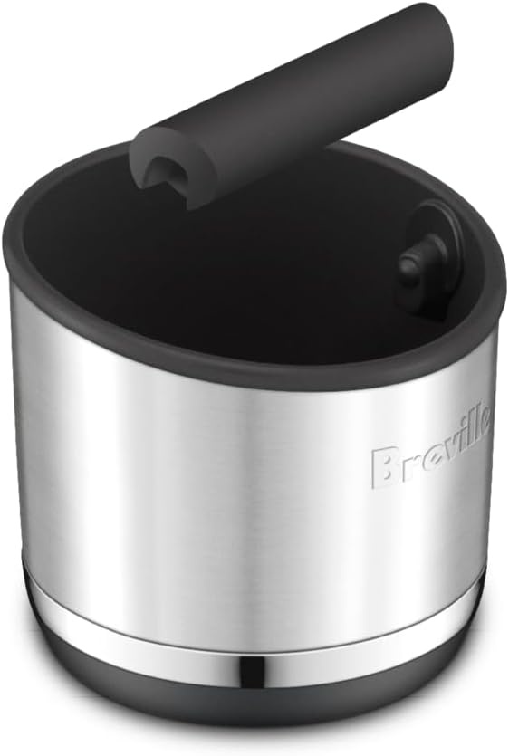 image:imageBreville BEA501BSS Knock Box 10 Espresso Machine Accessory 10 Puck Capacity Brushed Stainless Steel