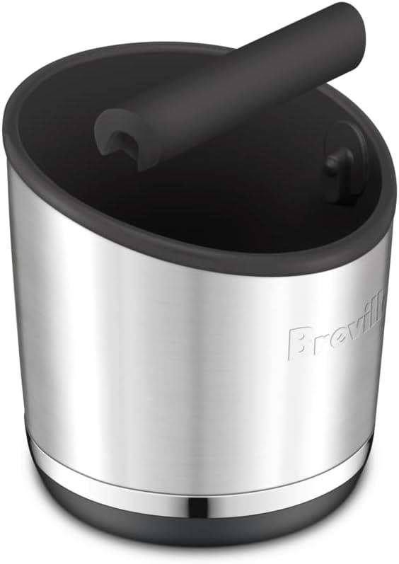 image:imageBreville BEA502BSS Knock Box 20 Espresso Machine Accessory 20 Puck Capacity Brushed Stainless Steel