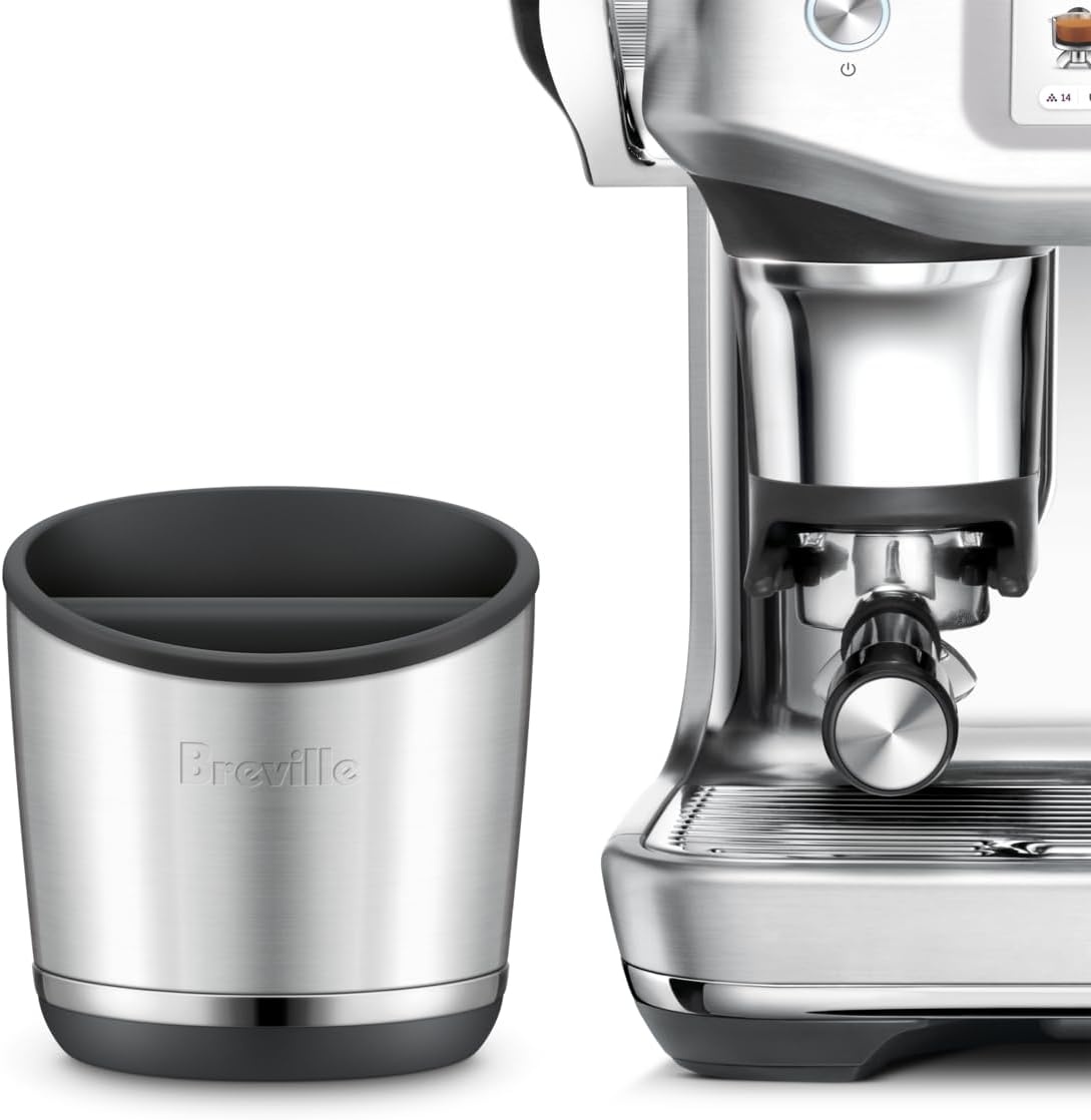 image:imageBreville BEA502BSS Knock Box 20 Espresso Machine Accessory 20 Puck Capacity Brushed Stainless Steel