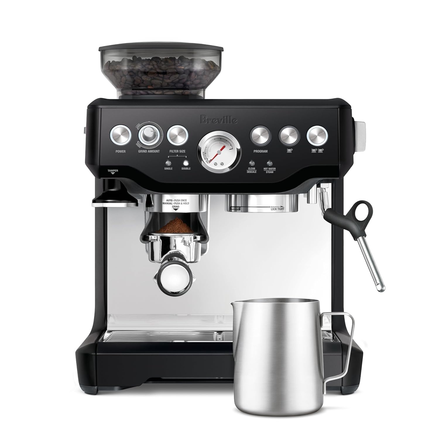 image:imageBreville Barista Express Espresso Machine BES870XL Brushed Stainless SteelBlack Truffle