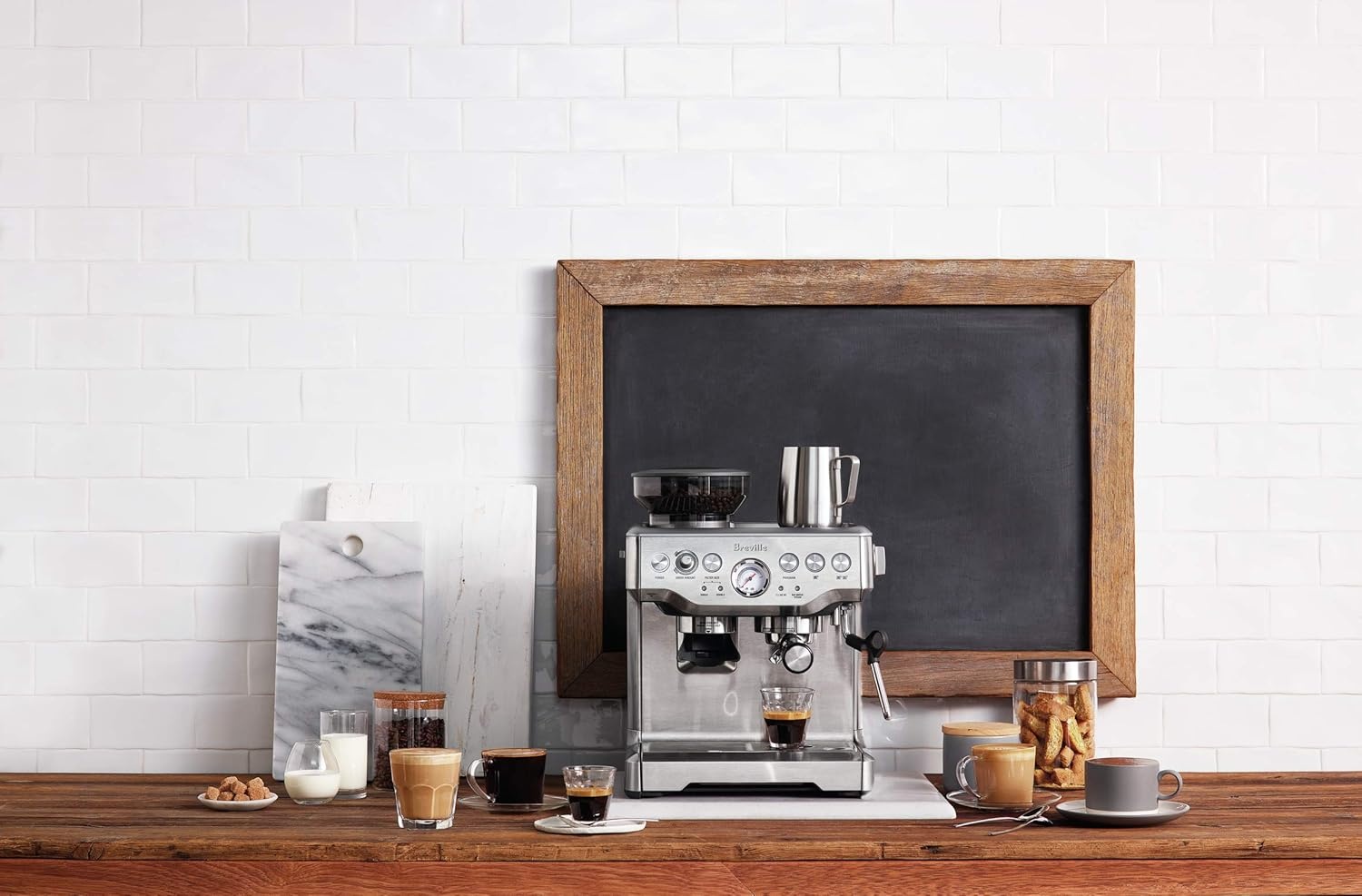 image:imageBreville Barista Express Espresso Machine BES870XL Brushed Stainless SteelBrushed Stainless Steel