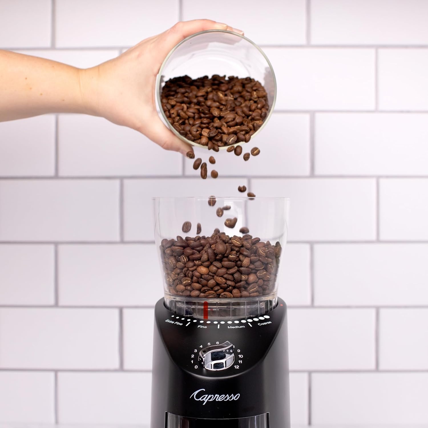 image:imageCapresso Infinity Plus Conical Burr Grinder BlackBlack