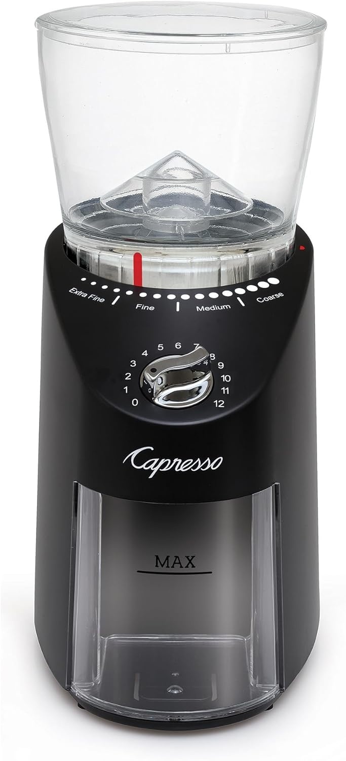 image:imageCapresso Infinity Plus Conical Burr Grinder BlackBlack