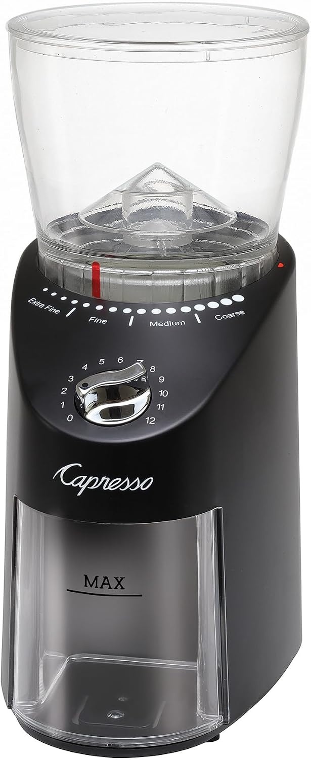 image:imageCapresso Infinity Plus Conical Burr Grinder BlackBlack