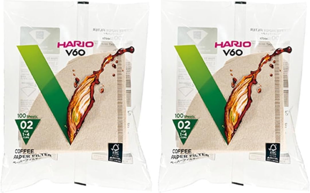 image:imageHario V60 Paper Coffee Filter Size 02 White 40ct BoxNautural