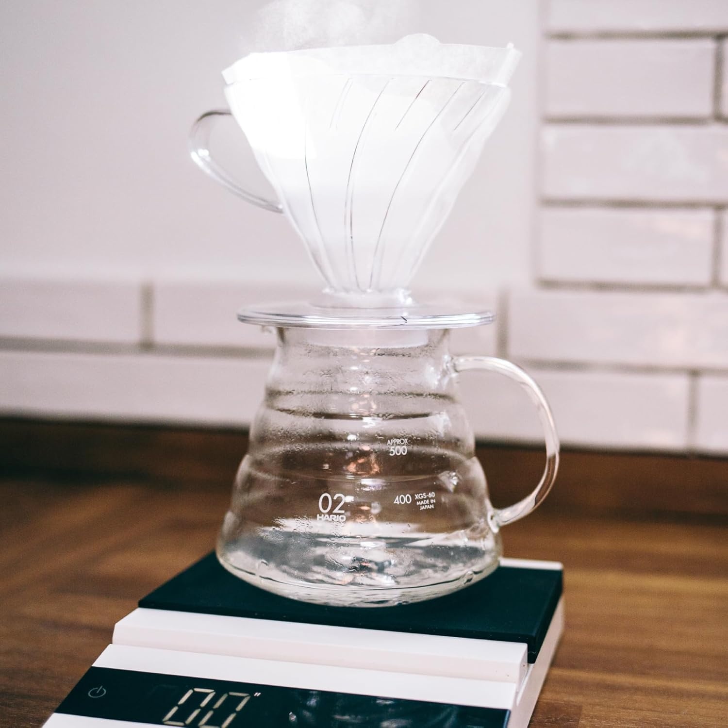 image:imageHario V60 Paper Coffee Filter Size 02 White 40ct BoxNautural