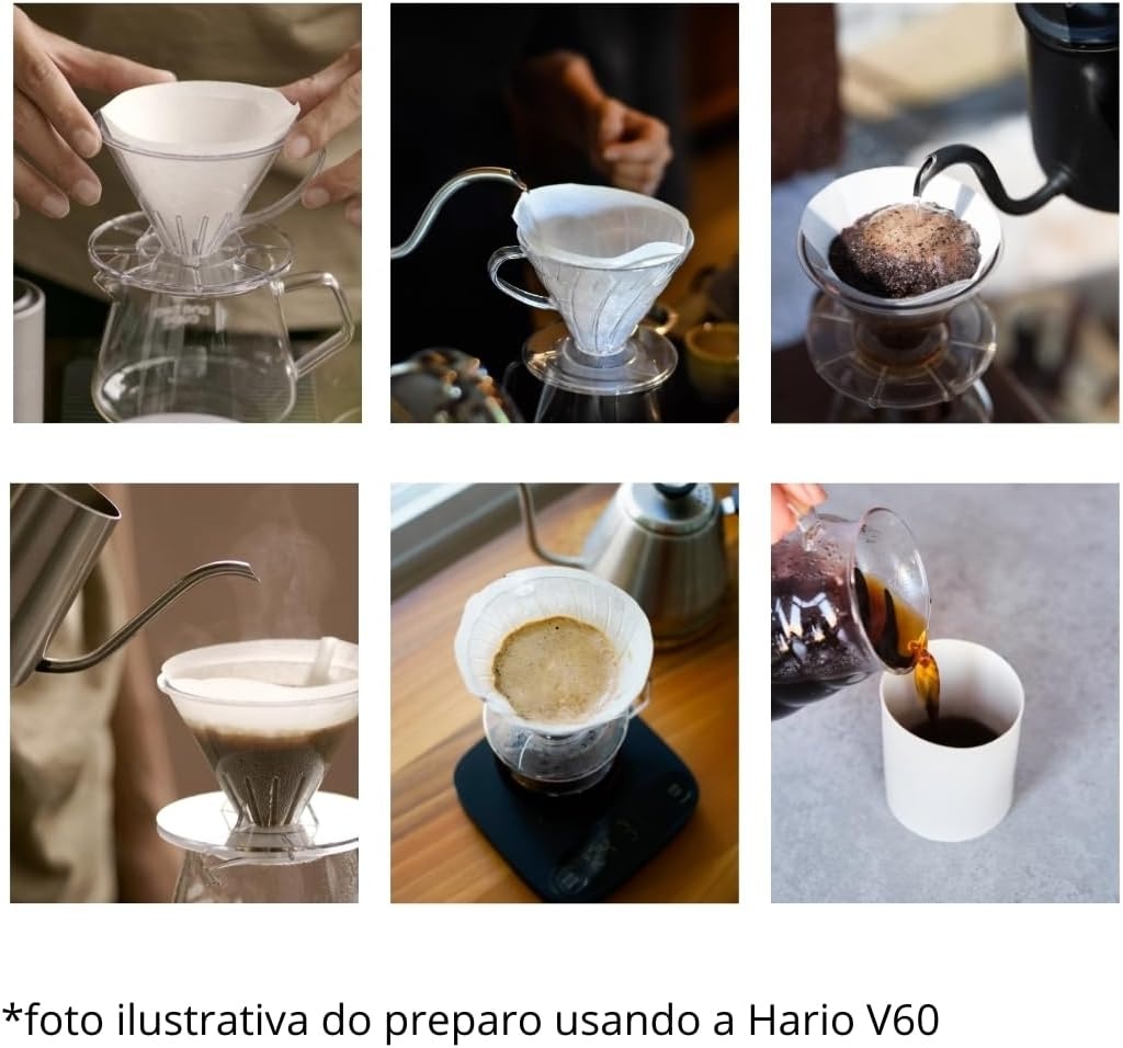 image:imageHario V60 Paper Coffee Filter Size 02 White 40ct BoxWhite