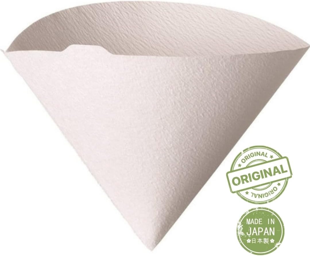 image:imageHario V60 Paper Coffee Filter Size 02 White 40ct BoxWhite