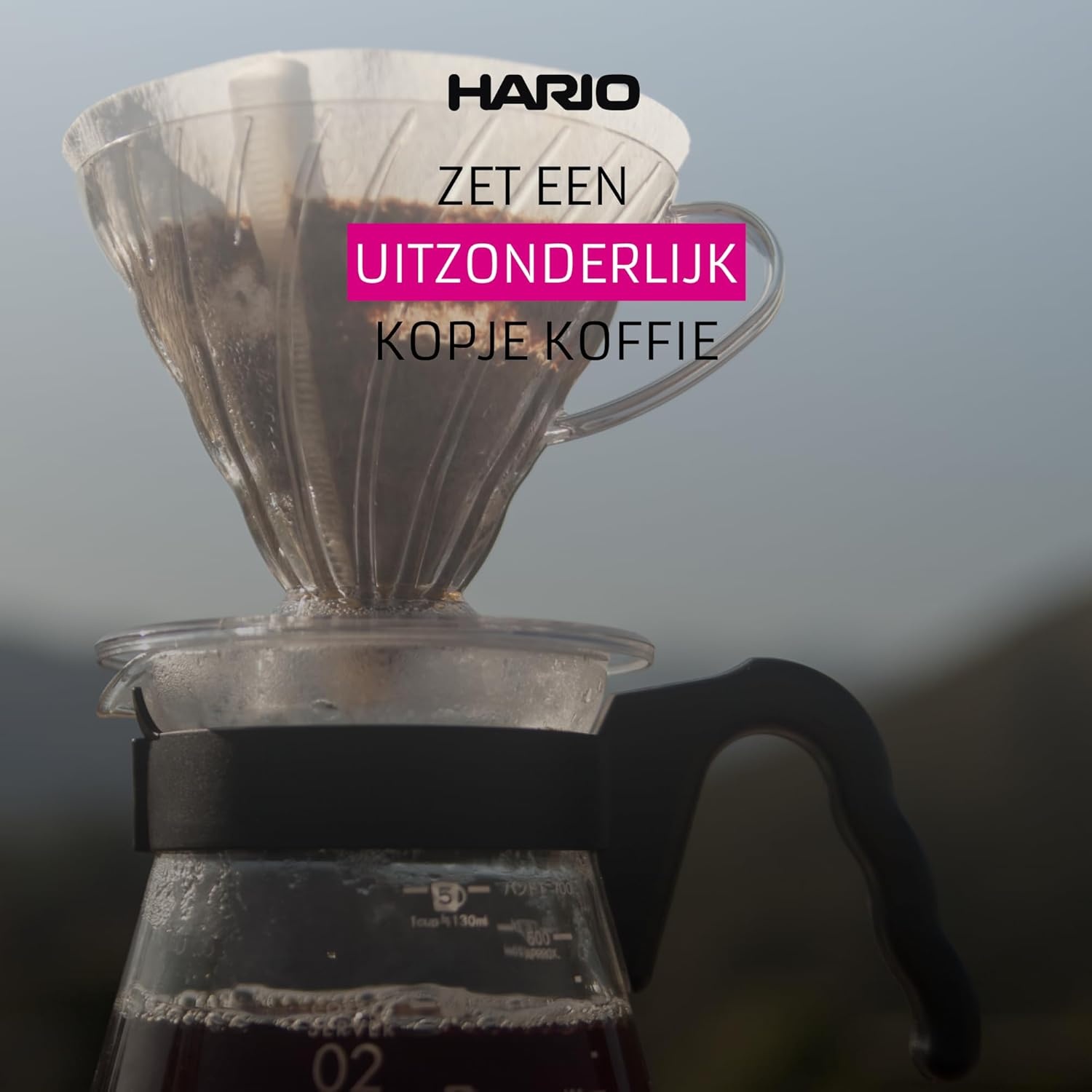 image:imageHario V60 Paper Coffee Filter Size 02 White 40ct BoxWhite