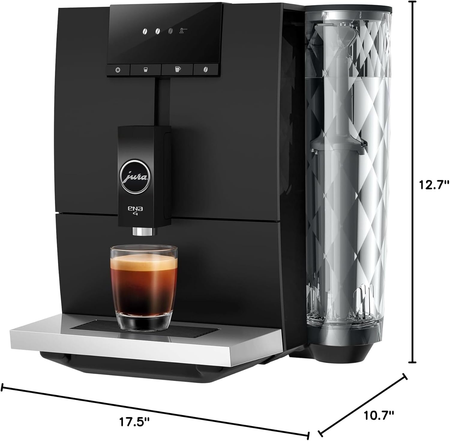 image:imageJura ENA 4 Full Nordic White Automatic Coffee MachineFull Metropolitan Black