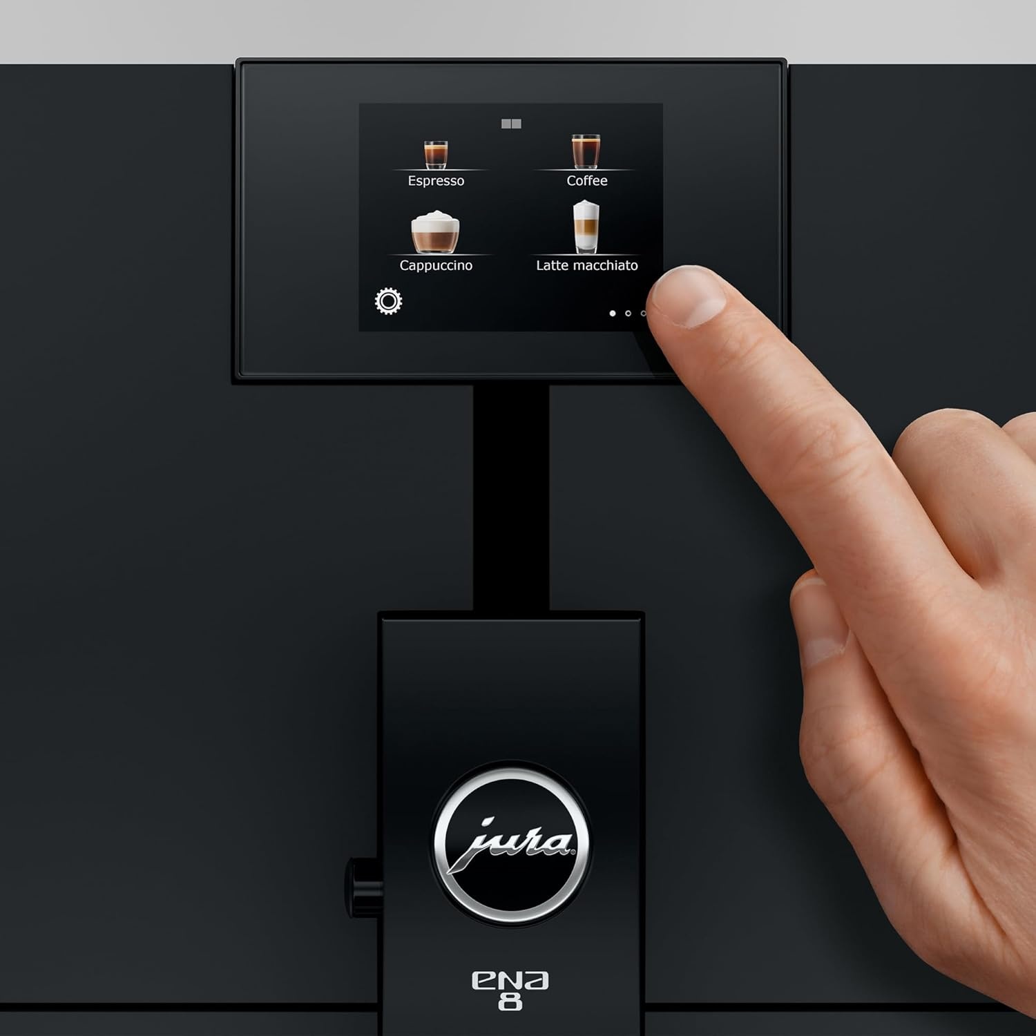 image:imageJura ENA 8 Touchscreen Full Metropolitan Black 15496Full Metropolitan Black
