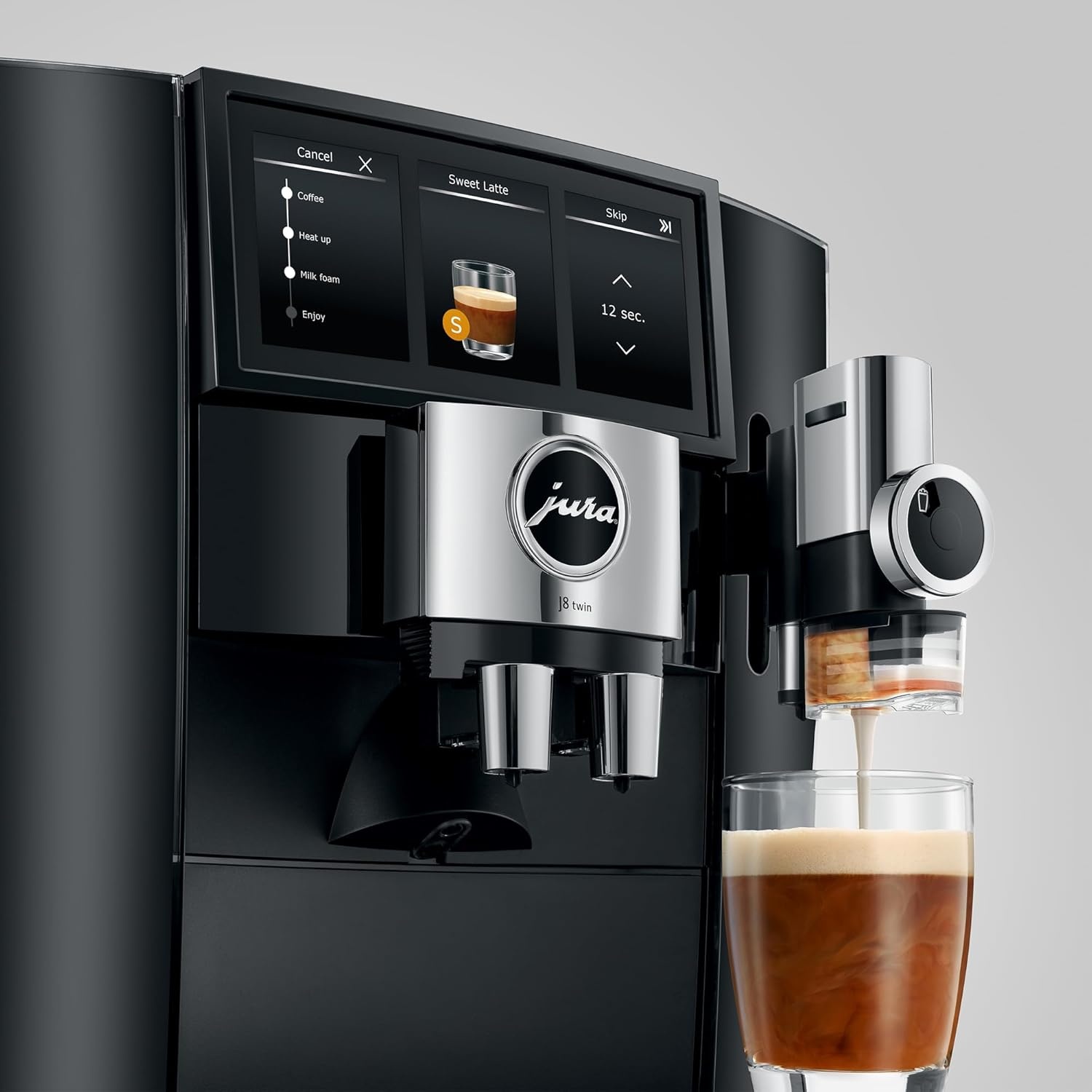 image:imageJura J8 twin Diamond Black 15658 Automatic Coffee Machine