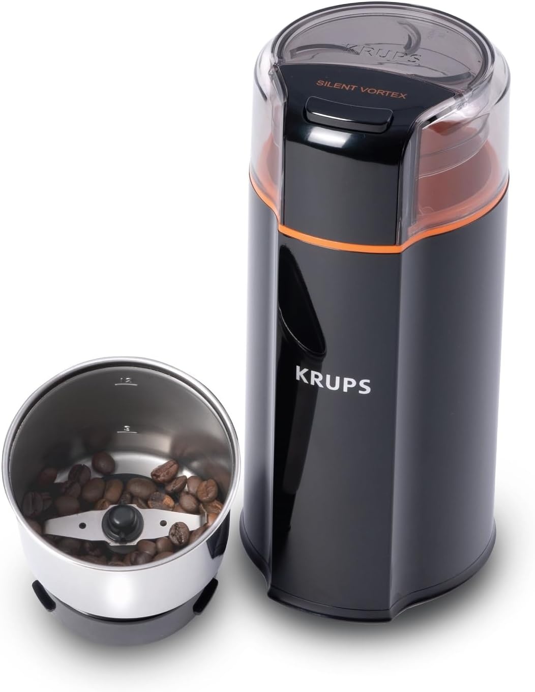 image:imageKRUPS Precision Electric Coffee Grinders 3 oz Capacity 200W Motor Stainless Steel Blades for Uniform Grinding of Beans Herb and Nuts Coffee and Spice Grinder Electric BlackBlack