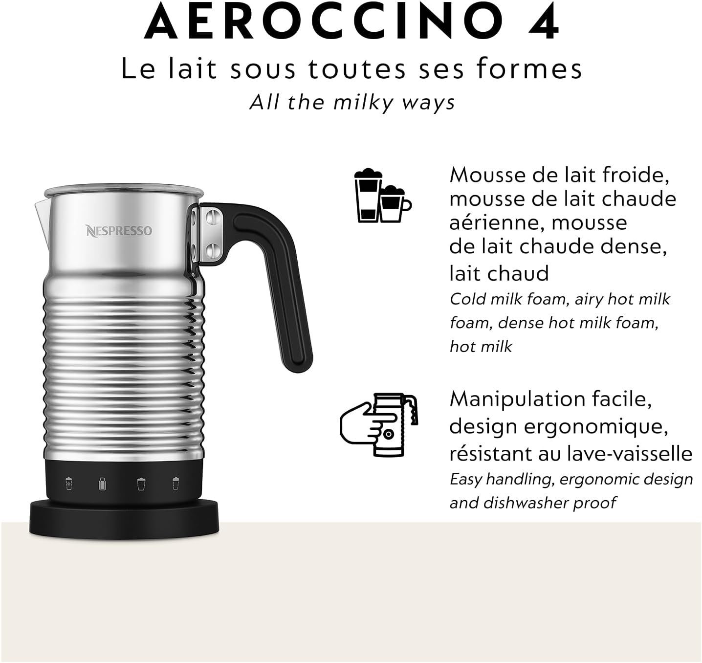 image:imageNespresso Aeroccino 4 Milk Frother
