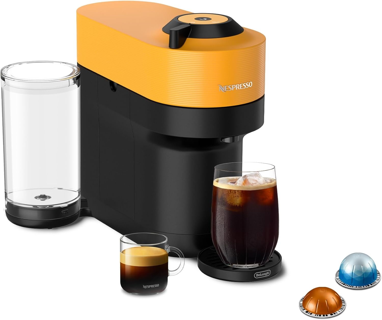 image:imageNespresso LimitedEdition Vertuo Pop Coffee and Espresso Maker by DeLonghi Pastel YellowMango