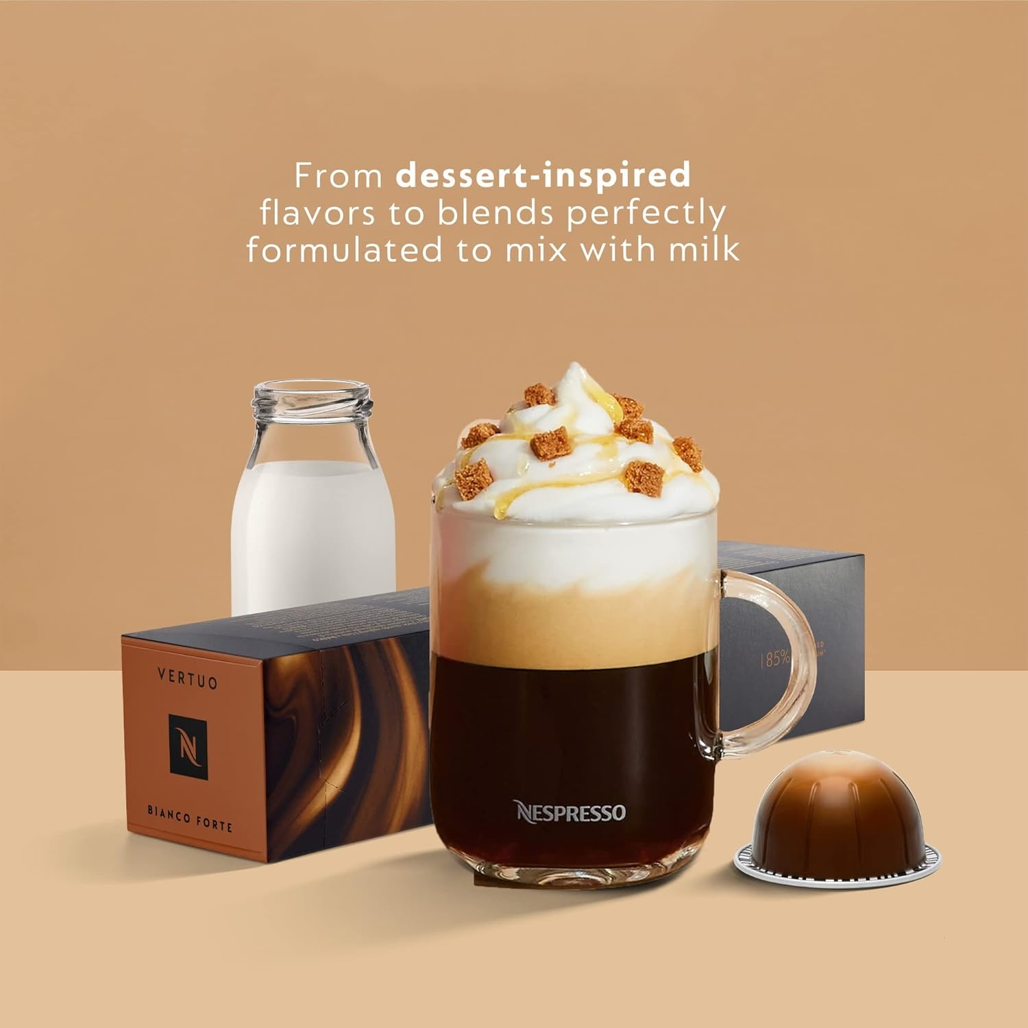 image:imageNespresso LimitedEdition Vertuo Pop Coffee and Espresso Maker by DeLonghi Pastel YellowMango