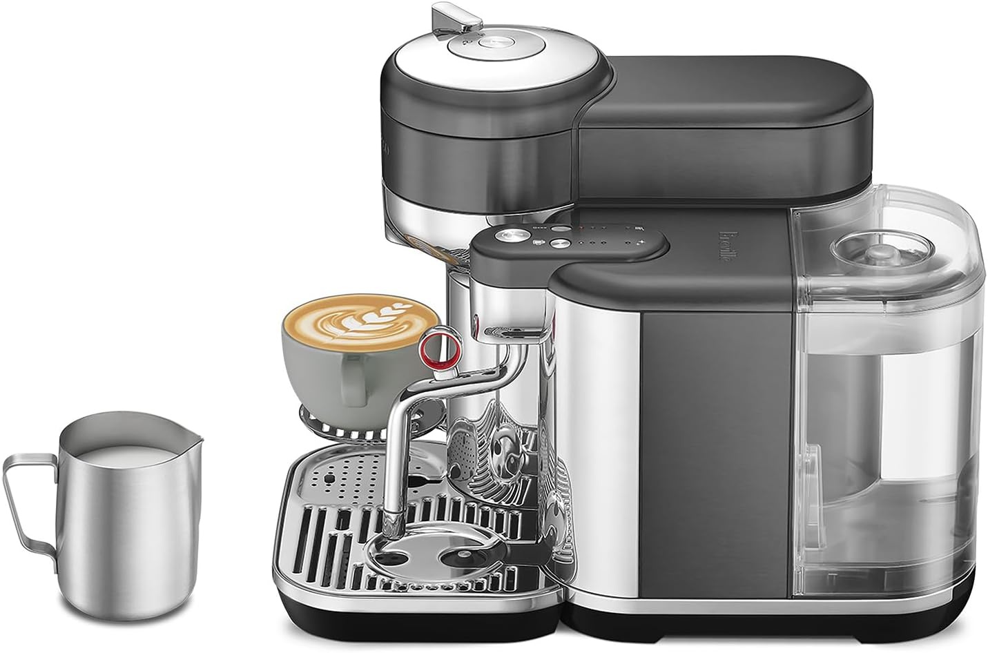 image:imageNespresso Vertuo Creatista Coffee and Espresso Maker by Breville Brushed Stainless SteelBlack Stainless Steel