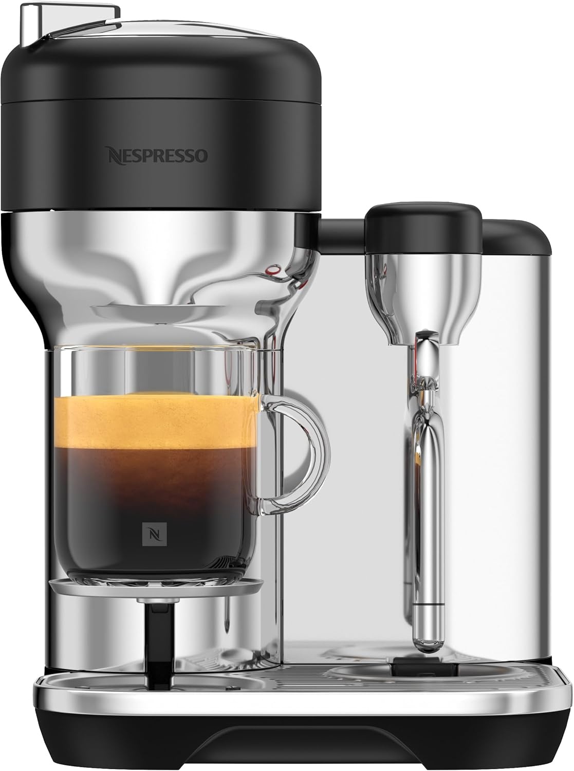 image:imageNespresso Vertuo Creatista Coffee and Espresso Maker by Breville Brushed Stainless SteelBlack Truffle
