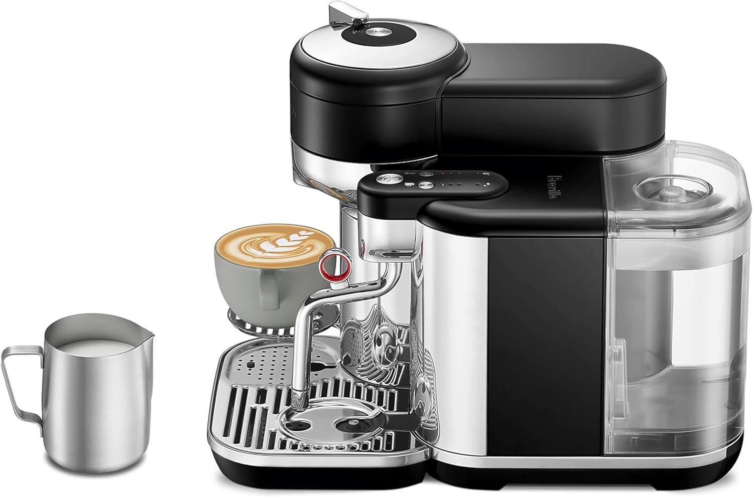 image:imageNespresso Vertuo Creatista Coffee and Espresso Maker by Breville Brushed Stainless SteelBlack Truffle