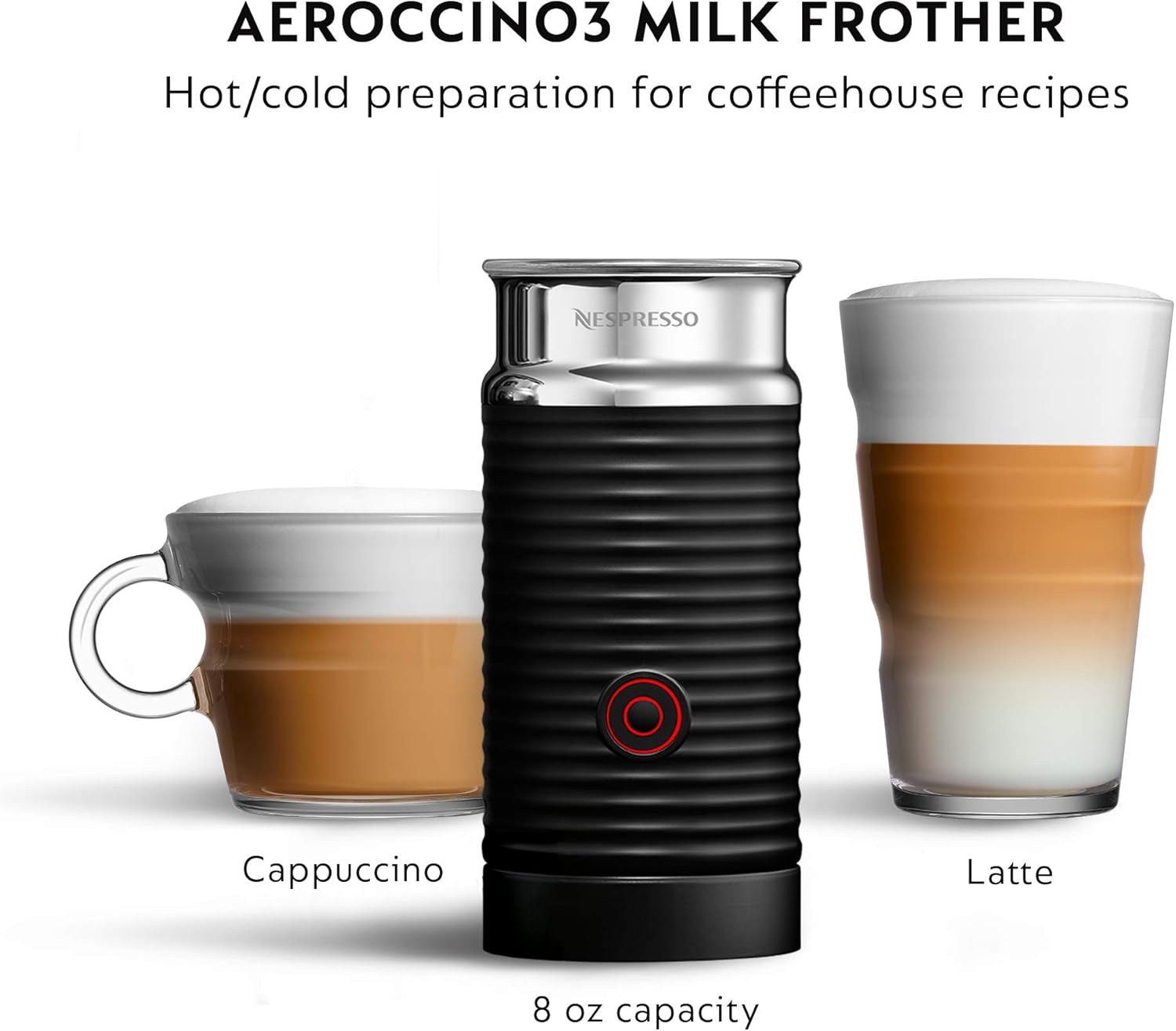 image:imageNespresso Vertuo Plus Deluxe Coffee and Espresso Maker by DeLonghi Titan with Aeroccino Milk Frother 110 VoltsTitan