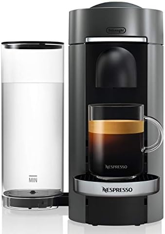 image:imageNespresso Vertuo Plus Deluxe Coffee and Espresso Maker by DeLonghi Titan with Aeroccino Milk Frother 110 VoltsTitan