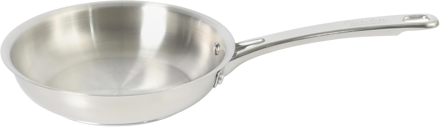 image:imageSur La Table Kitchen Essentials Chefs Deck 3Piece 53Quart Stainless Steel Dutch Oven with Steamer Insert amp Glass Lid Induction Ready TriPly Base Polished Finish amp Hollow StayCool HandlesStainless Steel